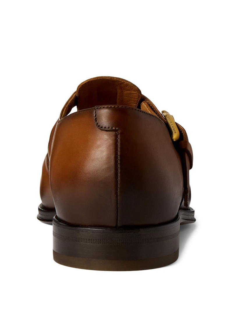 buckle leather loafers 3