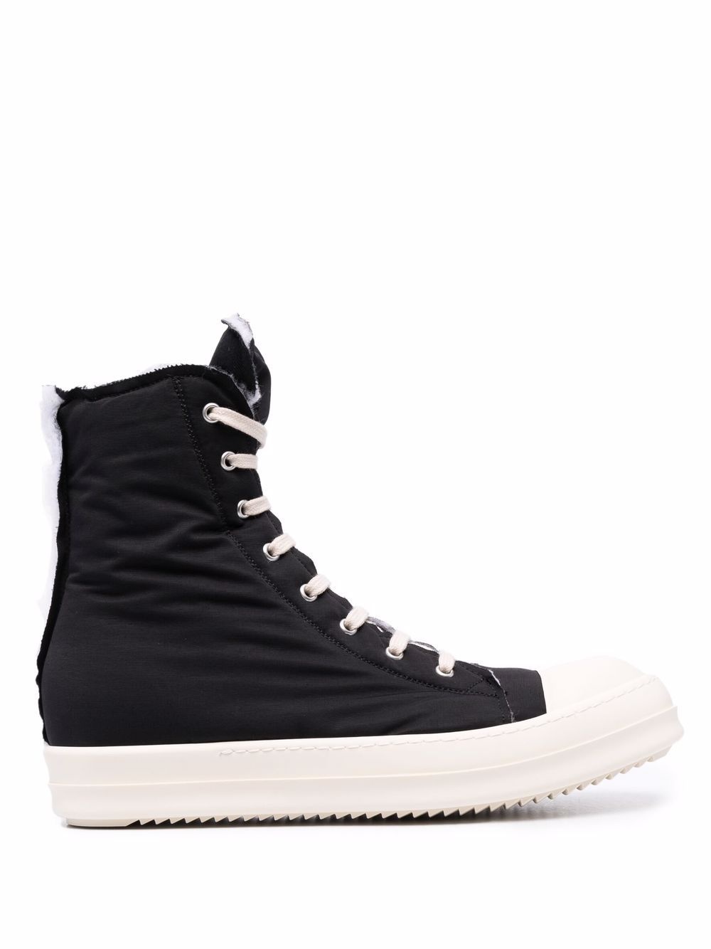 high-top canvas sneakers - 1