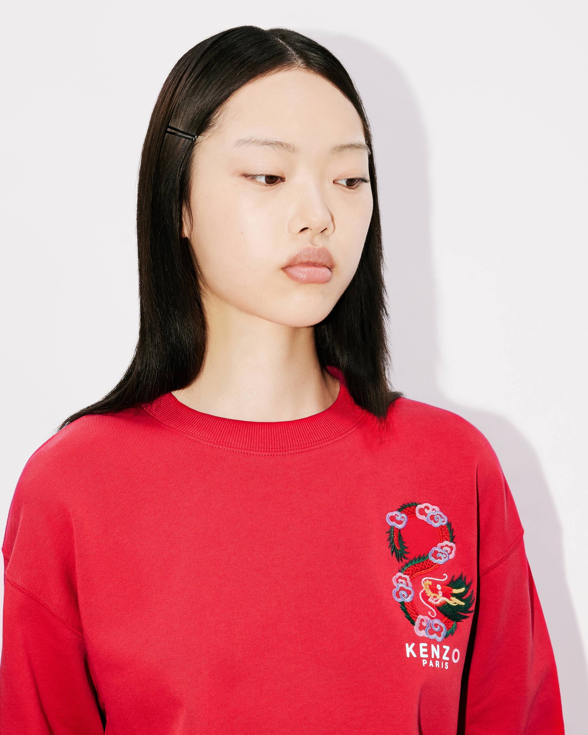 'Year of the Dragon Crest' embroidered regular sweatshirt - 6