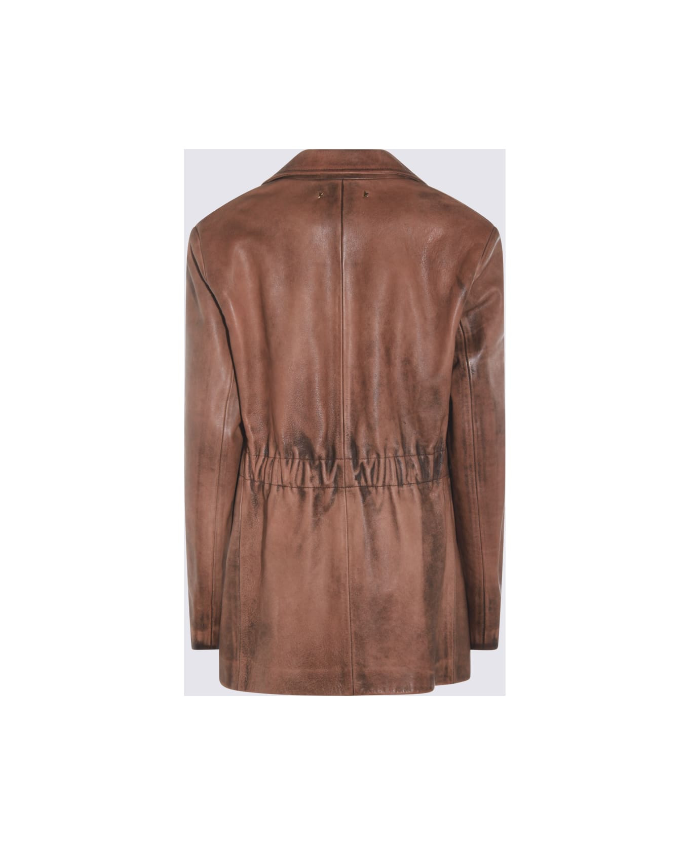 Brown Viscose Blazer - 2