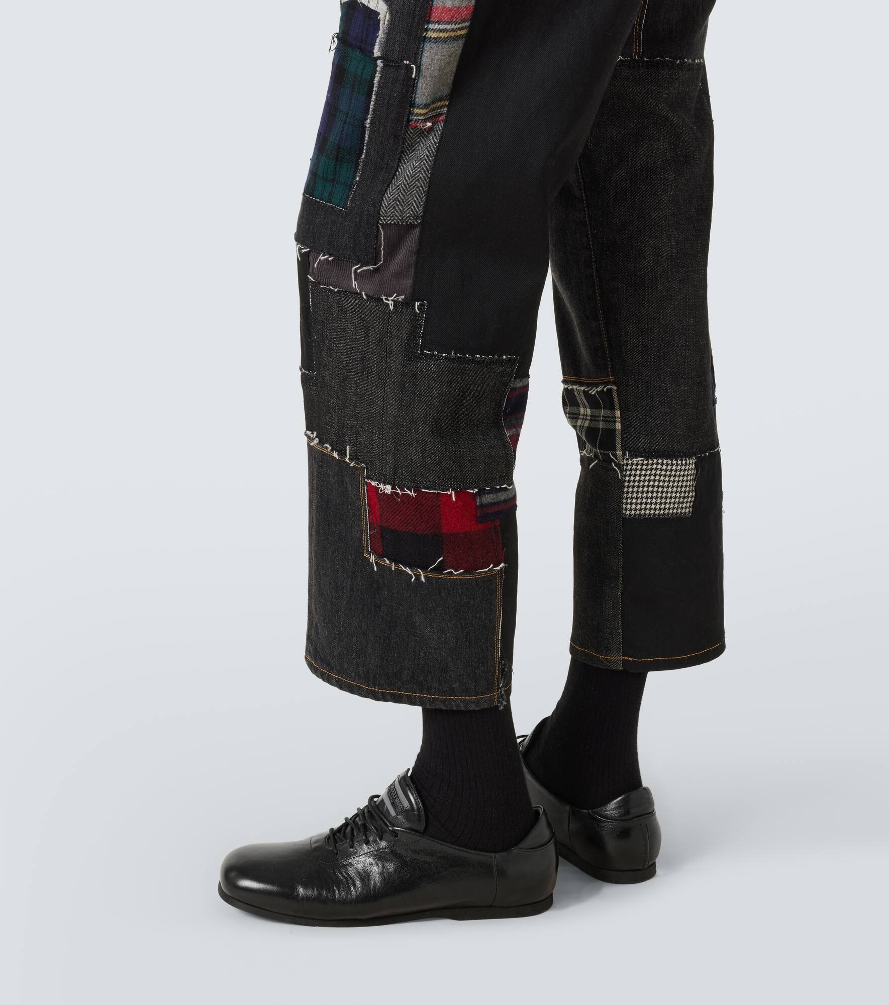 x Levi's® patchwork wide-leg jeans - 6