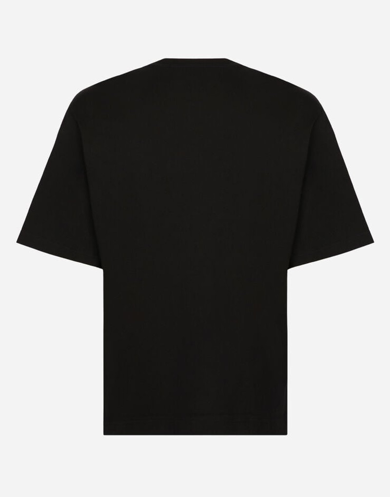 Dolce & Gabbana Cotton T-shirt with DG logo print outlook
