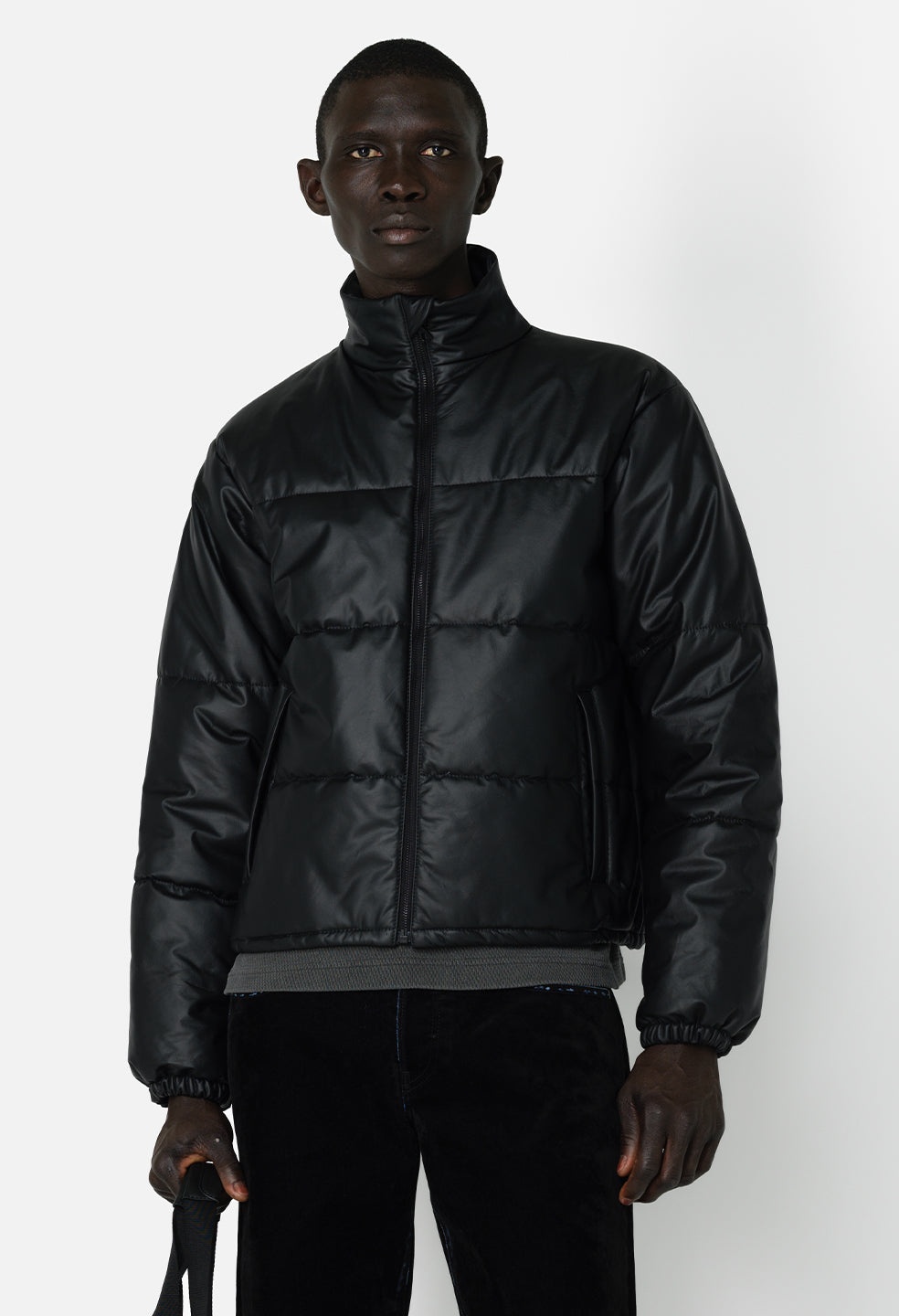 LEATHER PICO PUFFER - 3