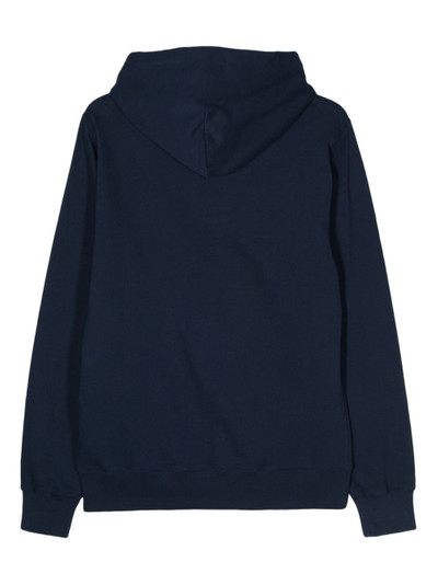 Vilebrequin logo-appliquÃ© cotton hoodie outlook