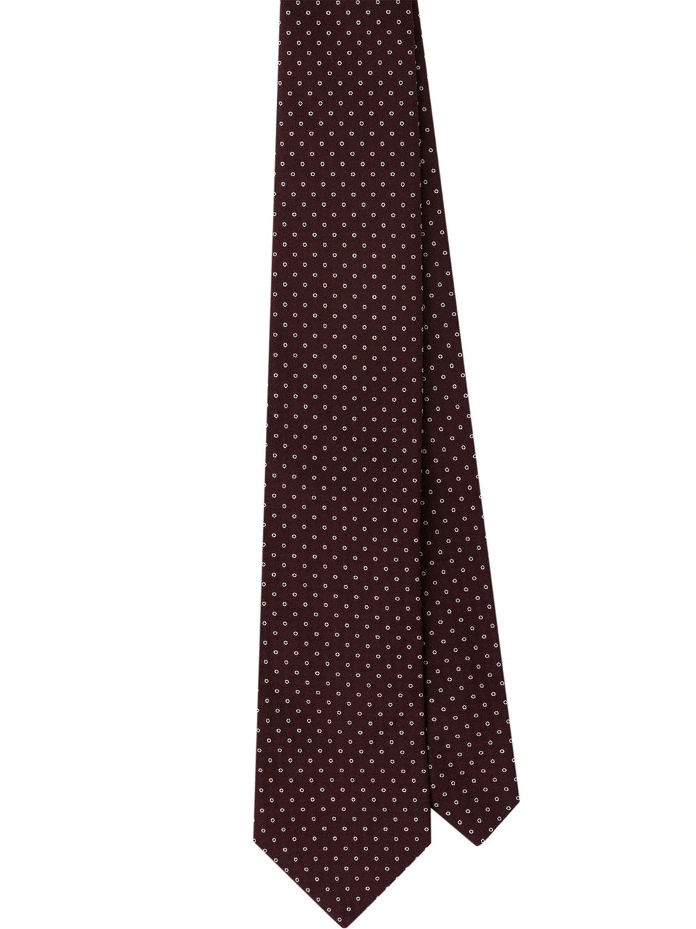 jacquard pinpoint patterned tie - 1