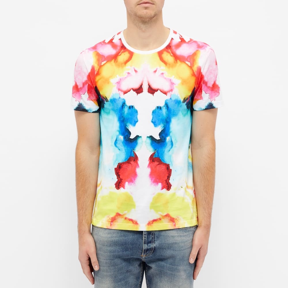 Alexander McQueen Allover Blot Back Logo Tee - 3