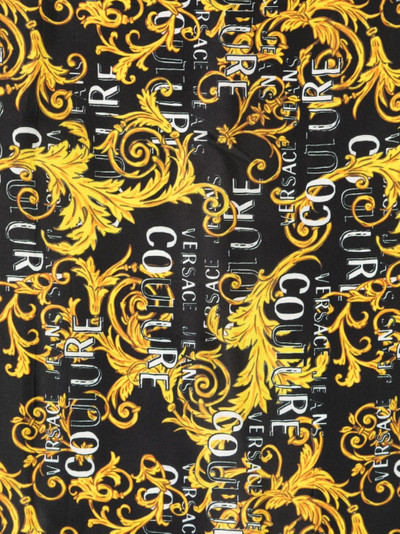 VERSACE JEANS COUTURE Barocco-print silk scarf outlook