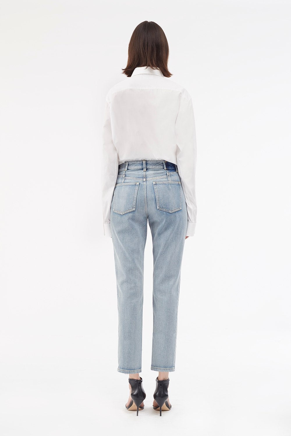 Zippered Denim Pant - 3
