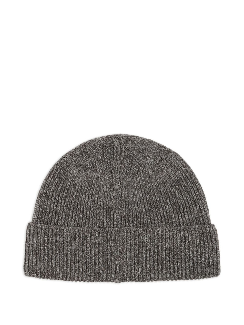 ribbed logo-patch beanie - 2