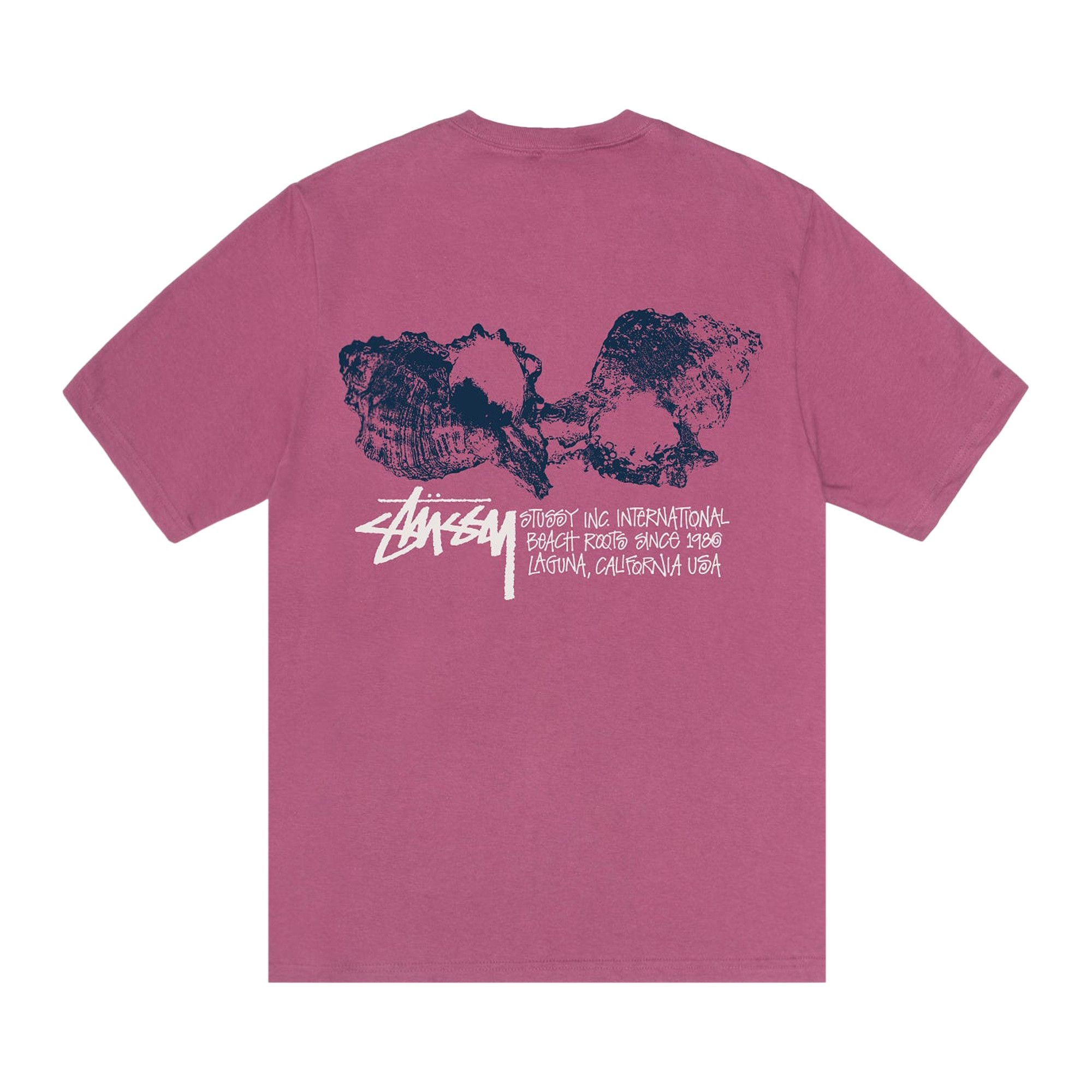 Stussy Shells Tee 'Berry' - 2