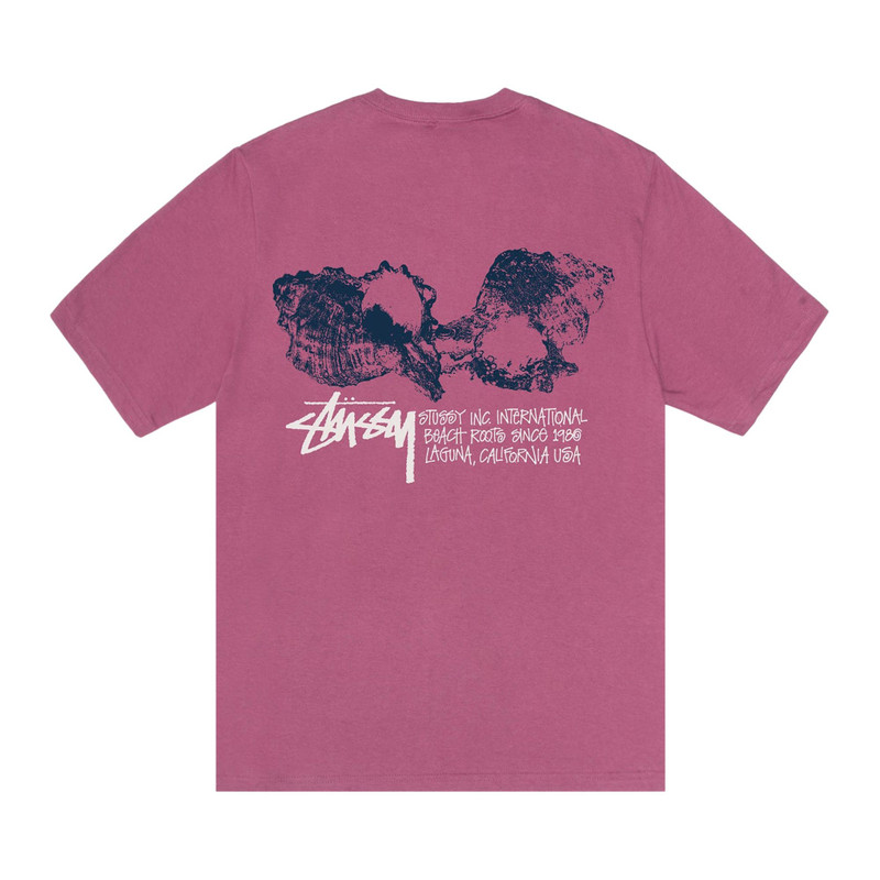 Stüssy Stussy Shells Tee 'Berry' outlook