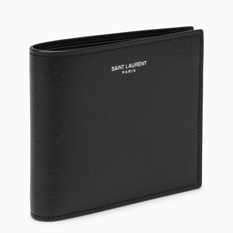 Saint Laurent Black Smooth Leather East/West Wallet Men - 1