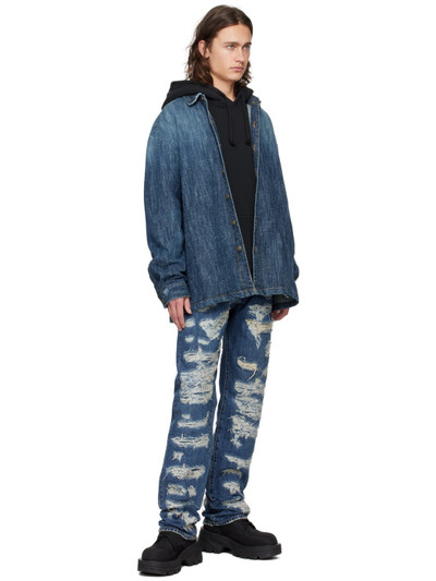 424 Blue Distressed Jeans outlook