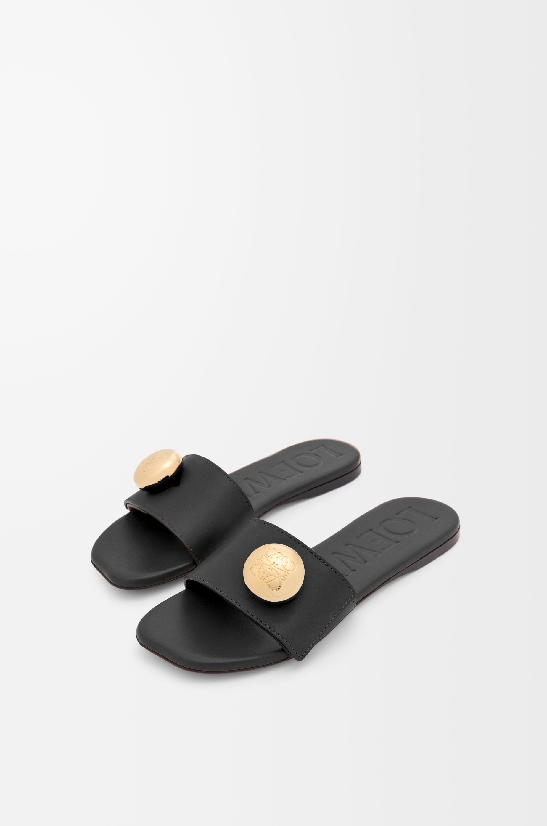 Pebble slide in soft calfskin - 3