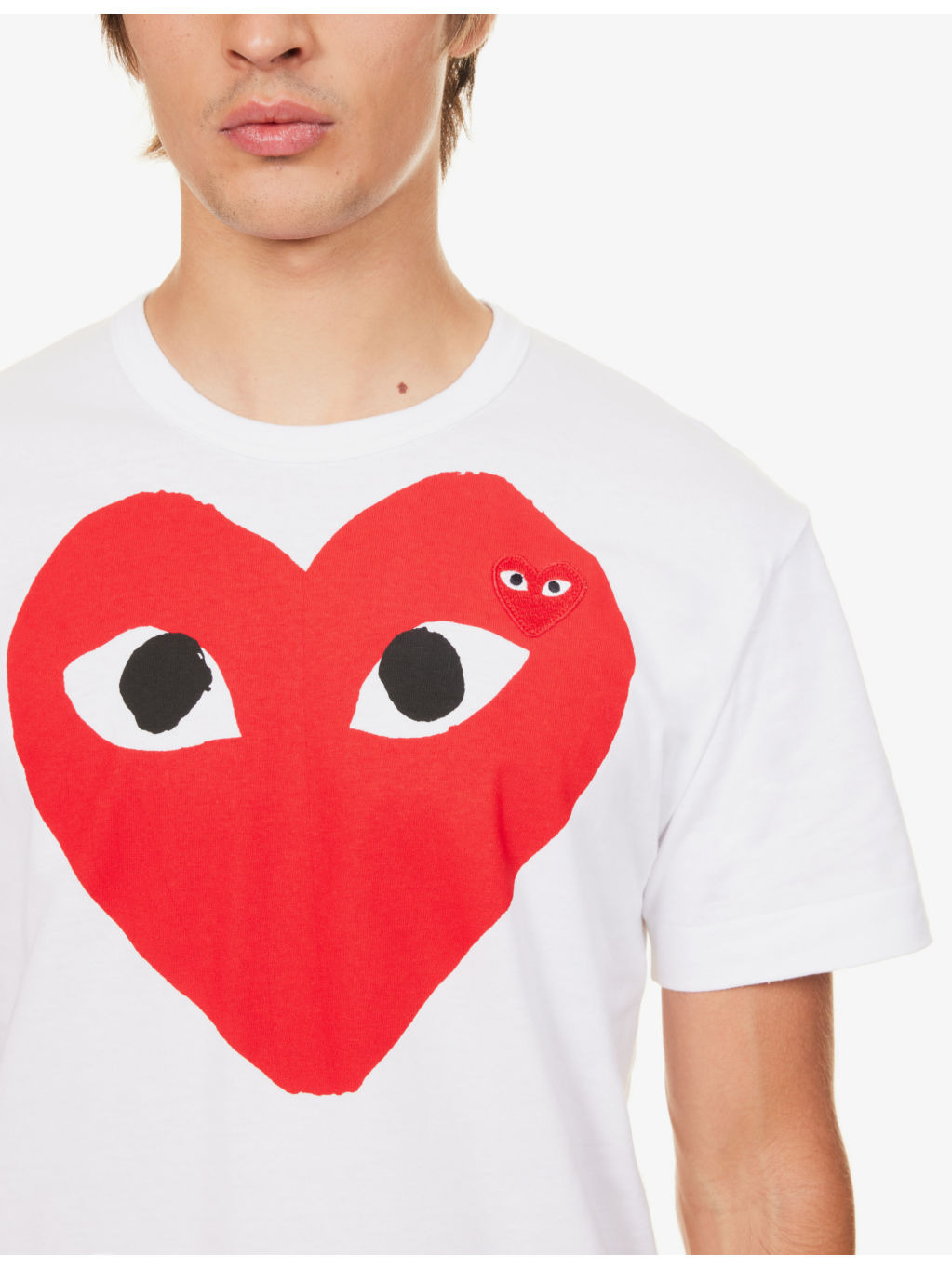 Heart logo cotton-jersey T-shirt - 6