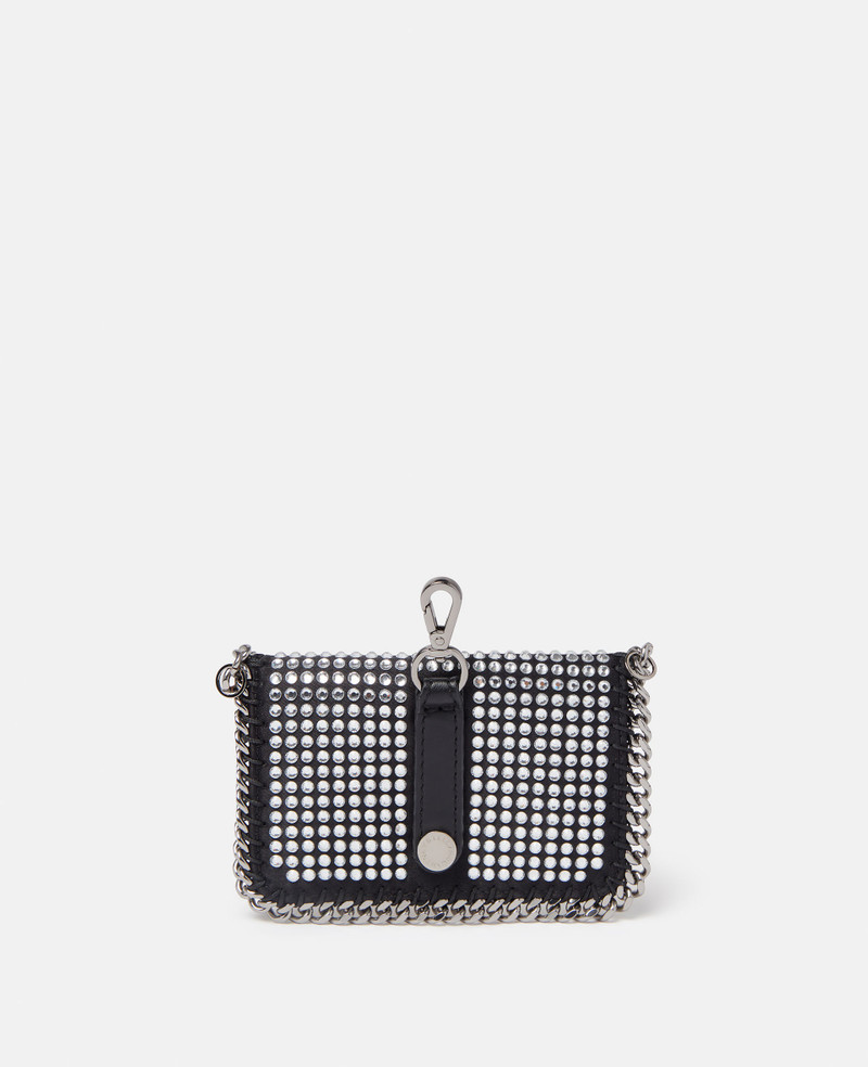 Stella McCartney Falabella Crystal Cardholder on Chain outlook
