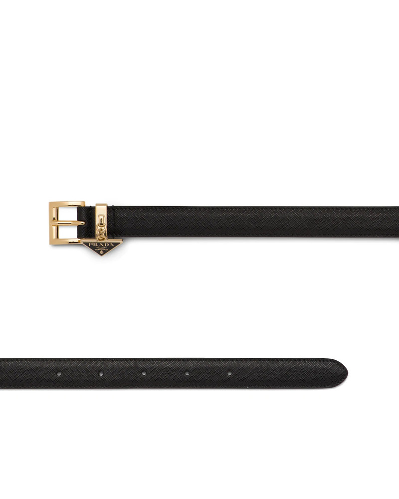 Saffiano leather belt 3