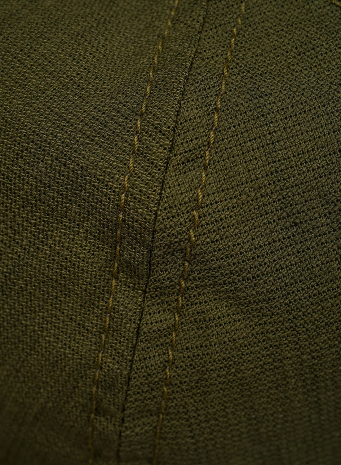 40's US Army Cap Fade Cloth in Green - 4