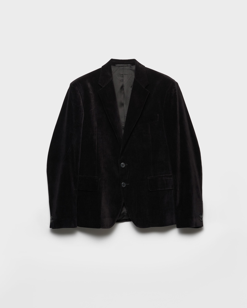 Single-breasted cotton jacket 1