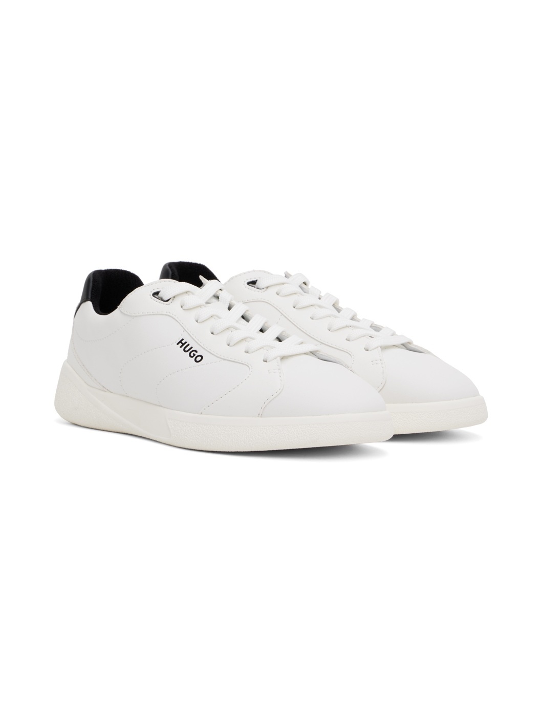White Cupsole Sneakers - 4