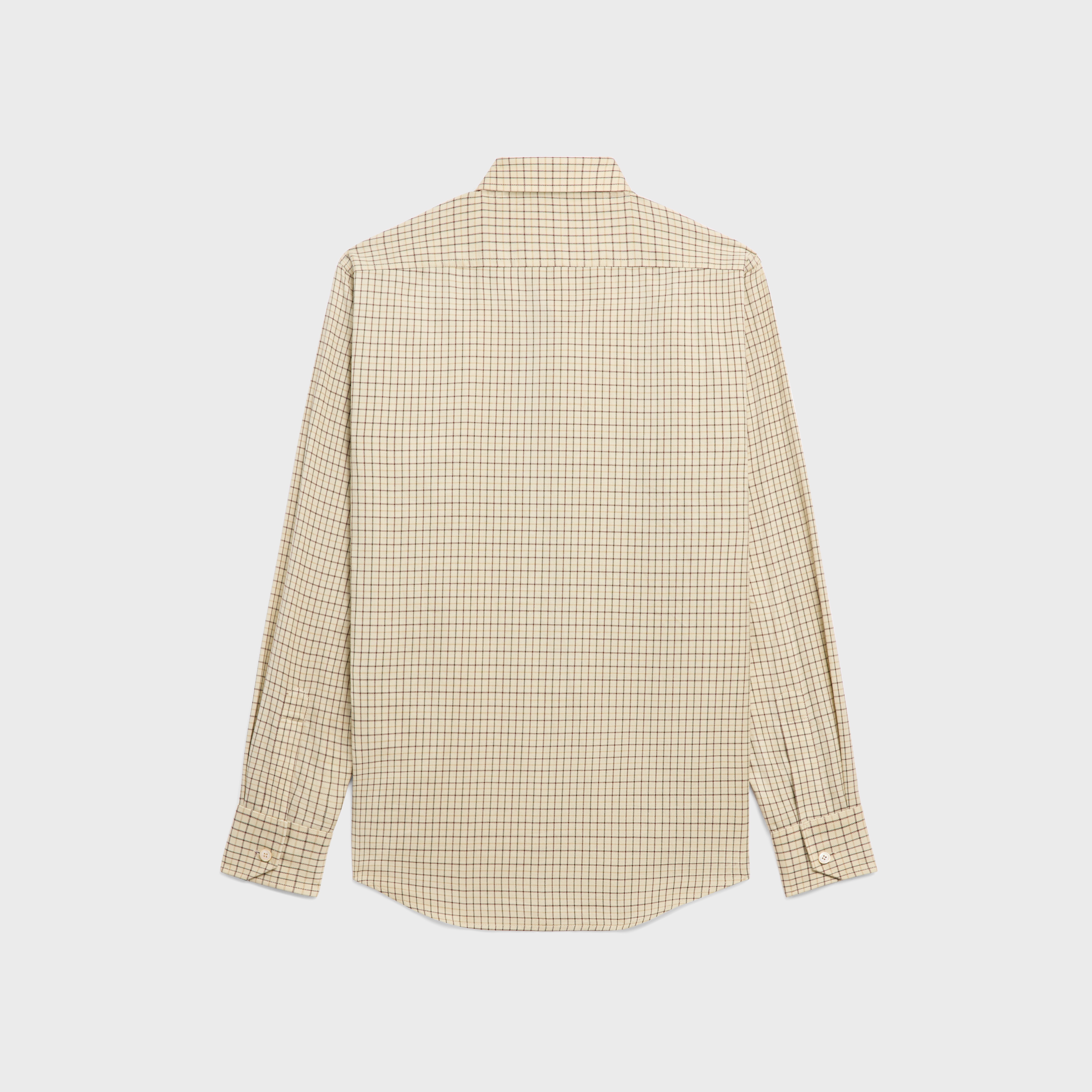 loose shirt in checked cotton - 2