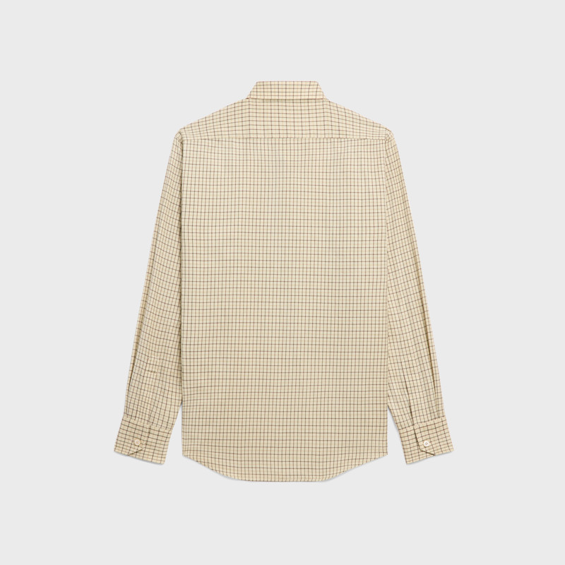 CELINE loose shirt in checked cotton outlook