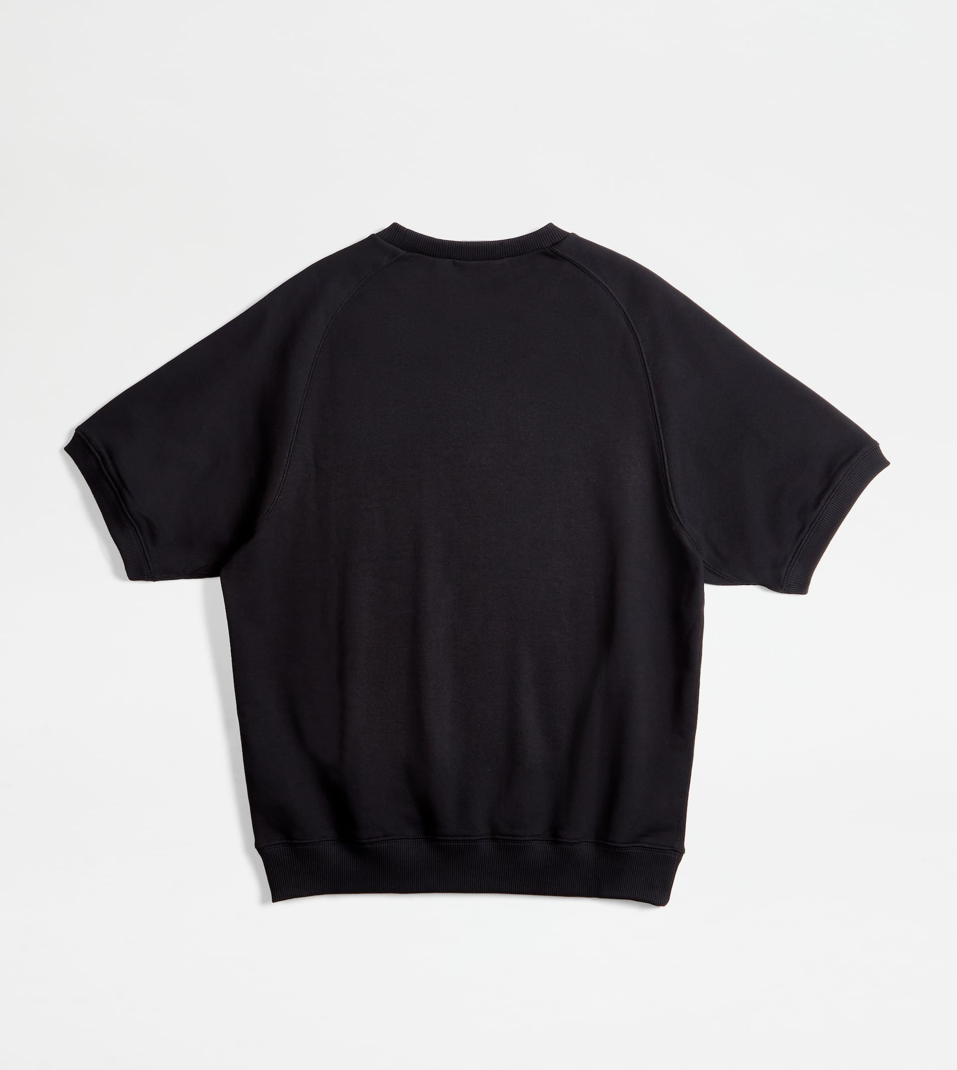 SHORT-SLEEVED SWEATSHIRT NO_CODE - BLACK - 8