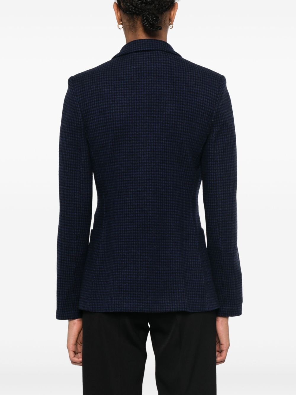 houndstooth-pattern blazer - 4