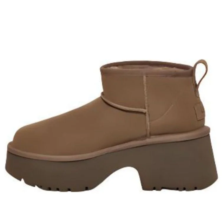 (WMNS) UGG Classic Ultra Mini New Heights 'Hickory' 1158311-HCK - 1