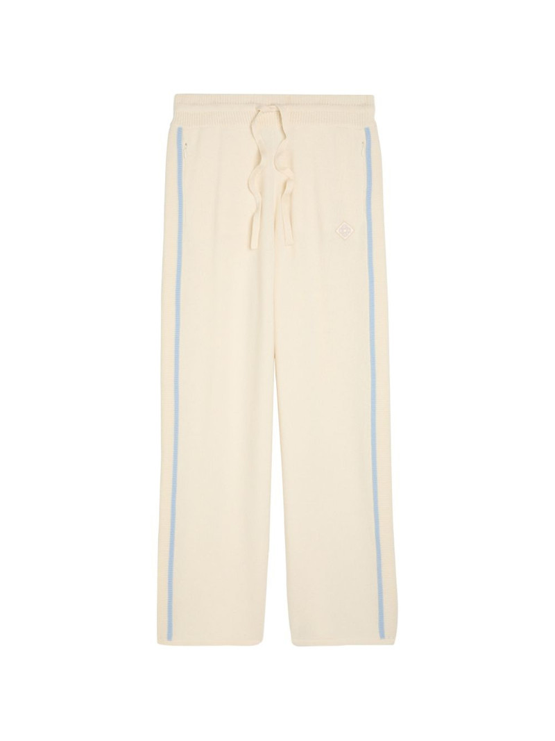 striped drawstring track pants 1