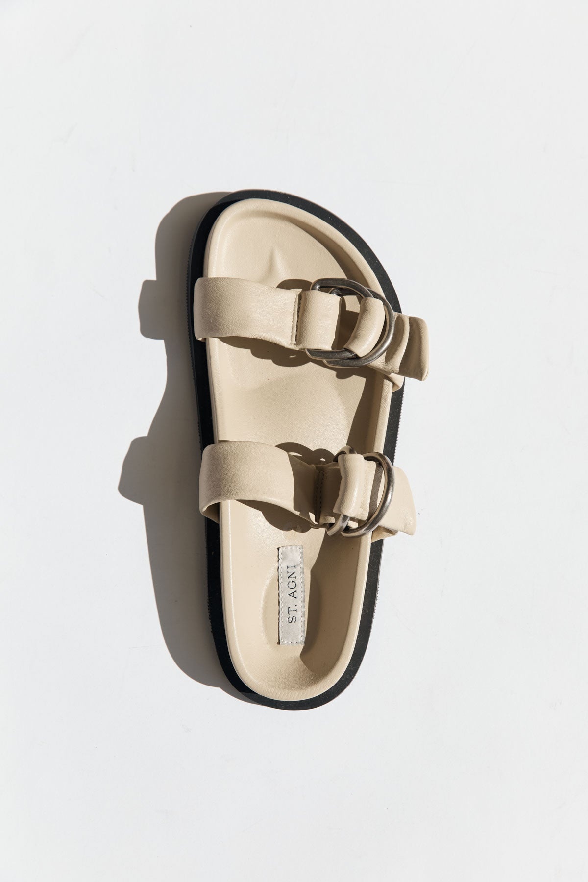 Ring Detail Slide - Ecru - 3