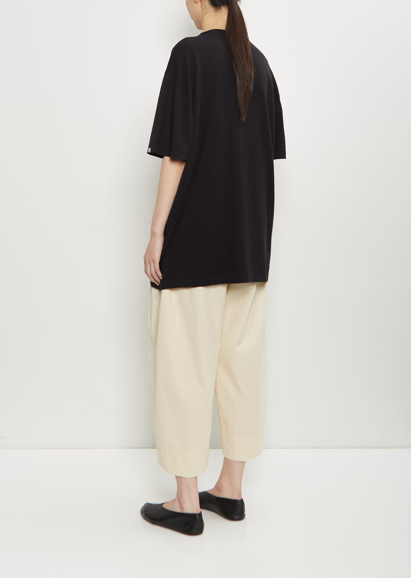 extreme cashmere n°269 Rik Cotton Cashmere Top — Raven outlook