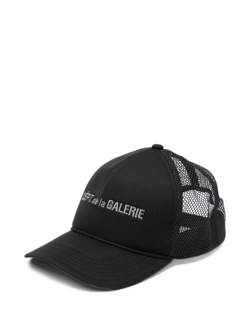 logo-embroidered mesh-panelled cap - 1