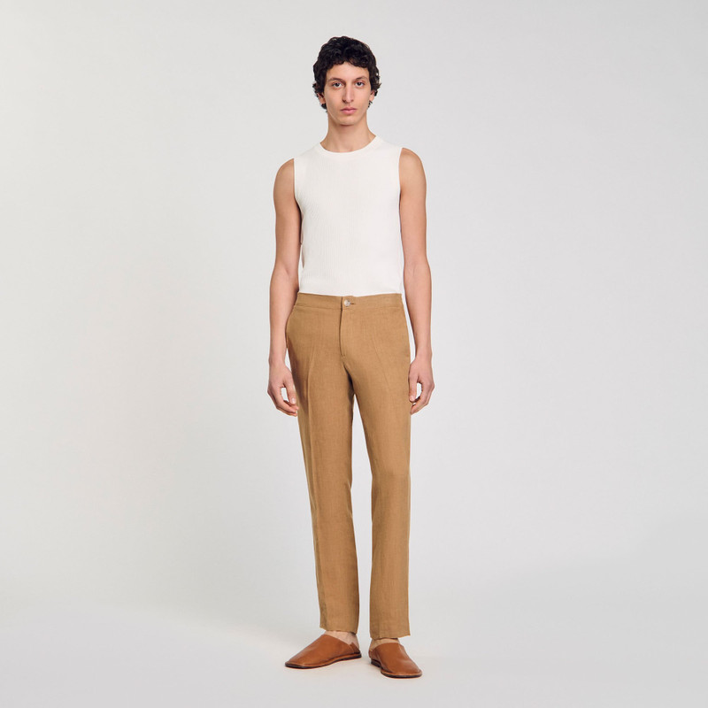 Sandro LINEN TROUSERS outlook
