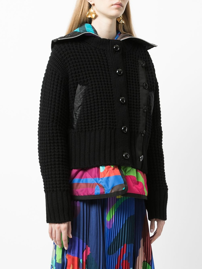 x KAWS deconstructed layered blouson 3