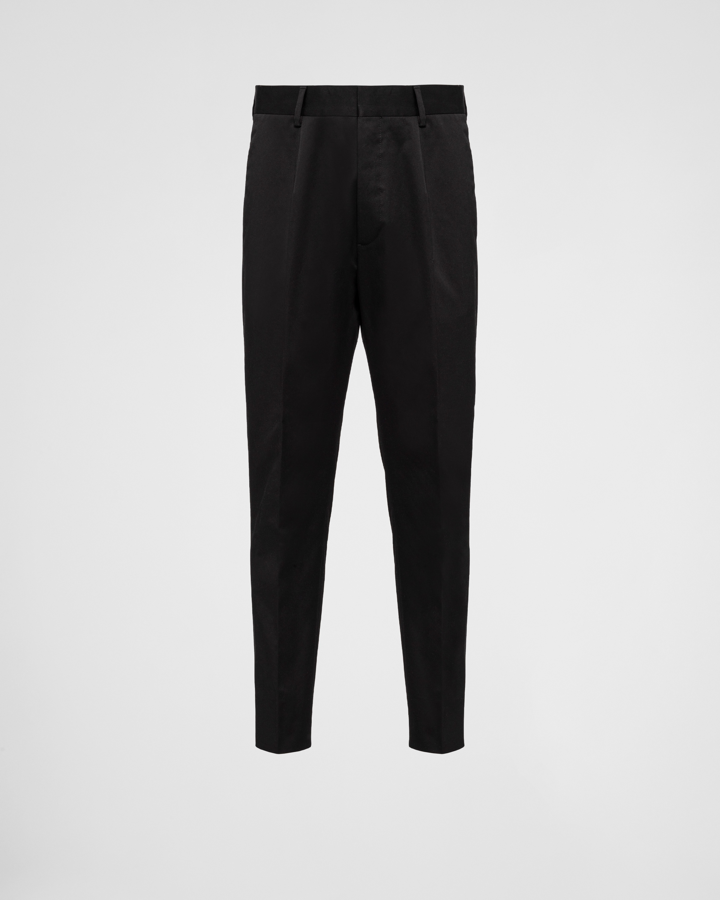 Cotton gabardine pants - 1