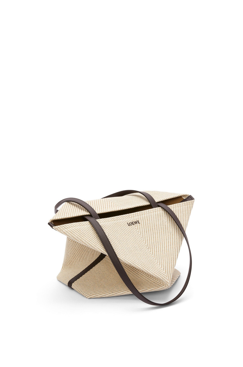 Puzzle Fold tote in cotton jacquard 3