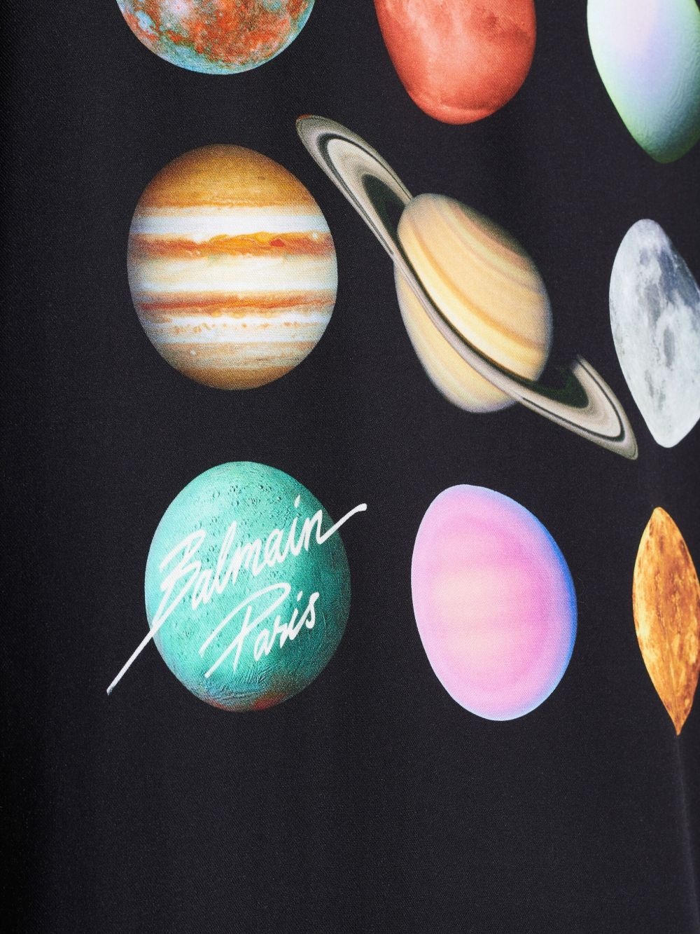 Planet-print shirt - 7