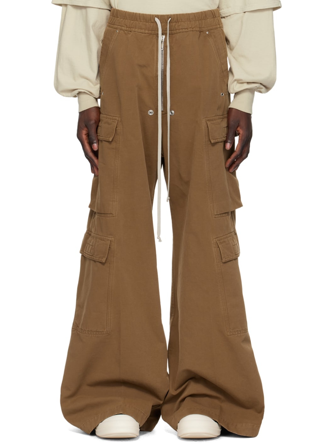 Brown Jumbo Bela Cargo Pants - 1