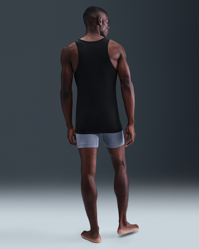 Nike Dri-FIT Essential Cotton Stretch Men's Slim Fit Tank Undershirt (2-Pack) 5