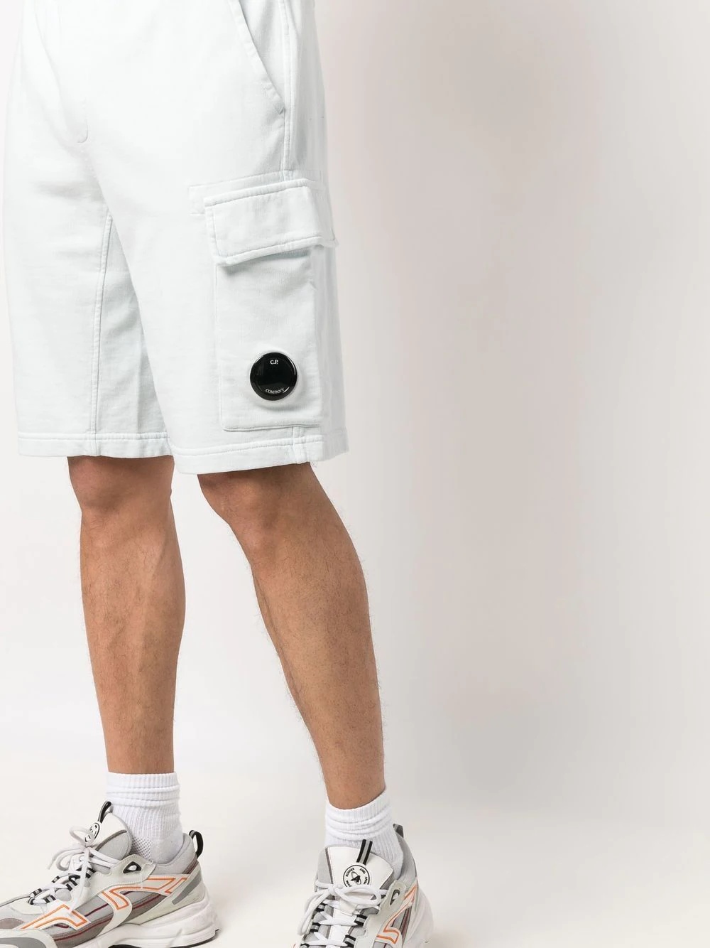 cotton track shorts - 5