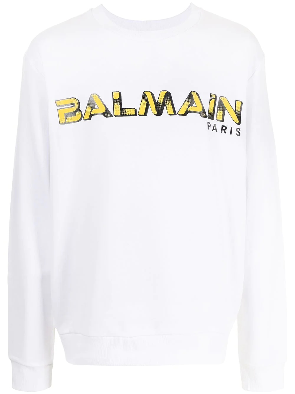 logo print sweatshirt - 1