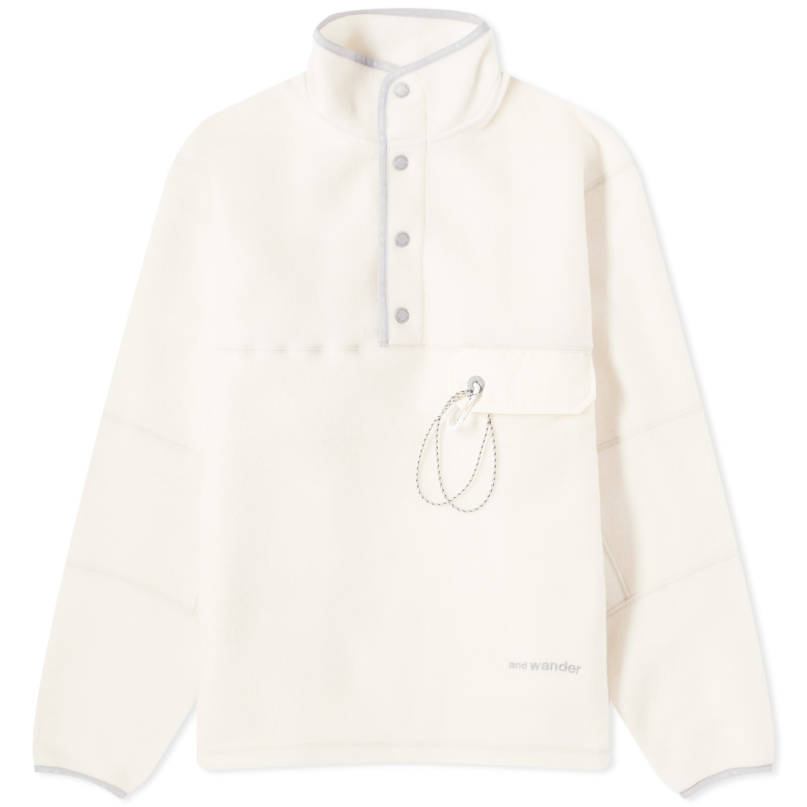 and wander Wool Fleece Pullover - 1