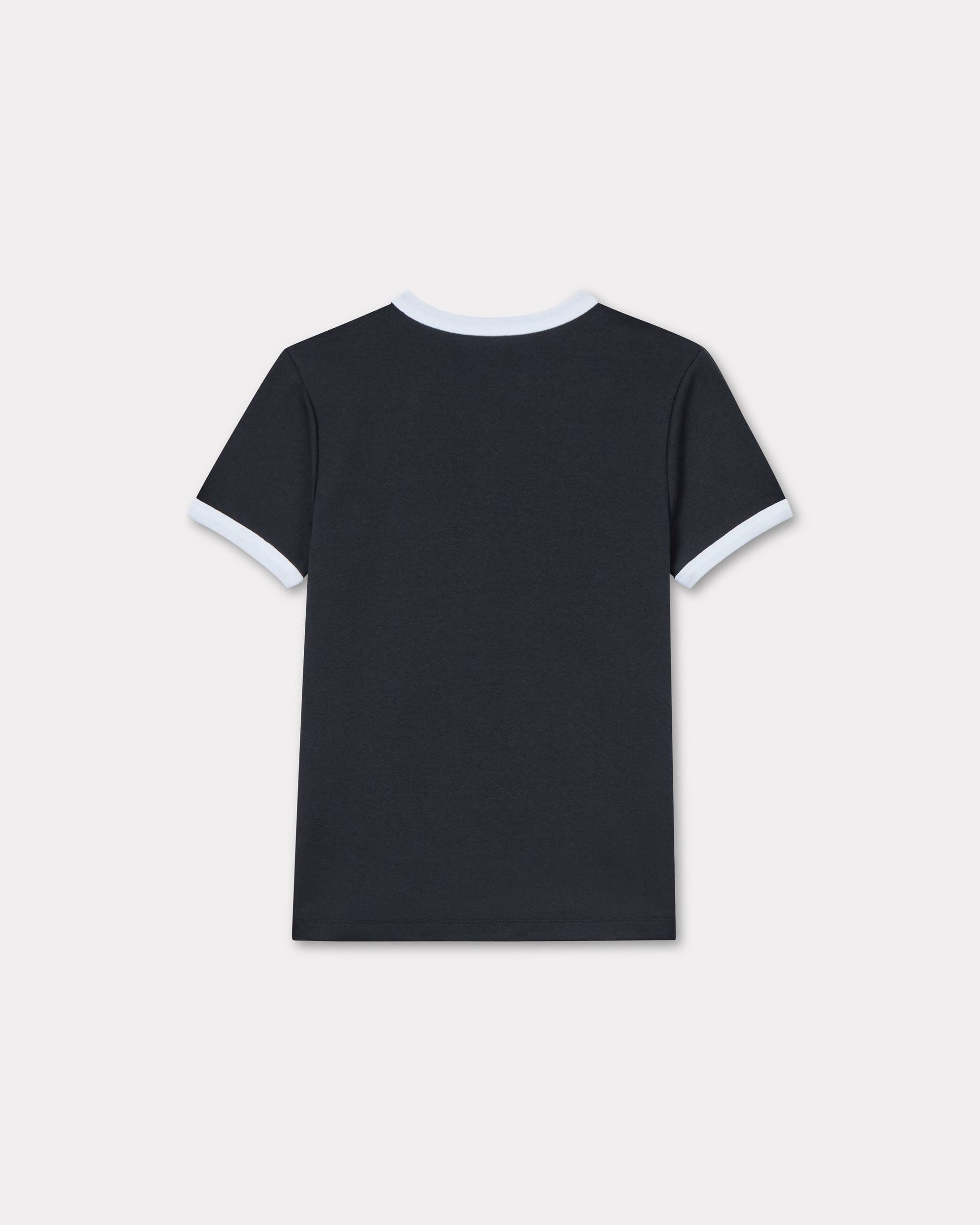 'Boke Flower 2.0' embroidered rib T-shirt - 2
