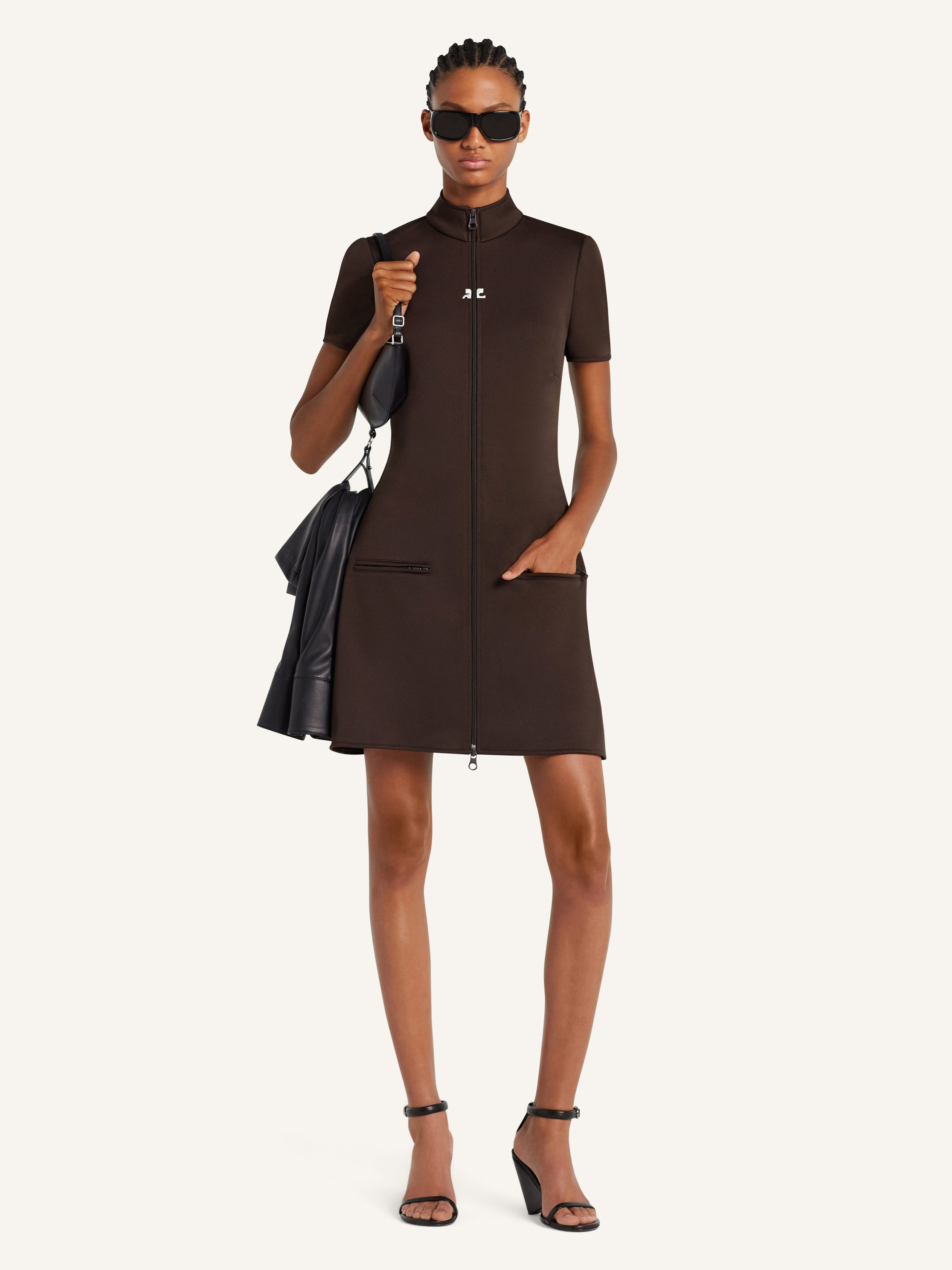 INTERLOCK TRACKSUIT MINI DRESS - 2
