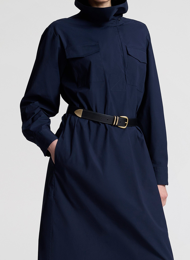 Wells Stretch Cotton Midi Dress 4