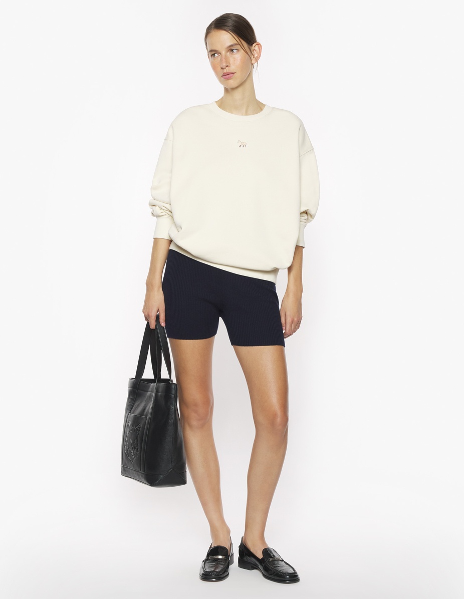 BABY FOX PATCH OVERSIZE SWEATSHIRT - 2