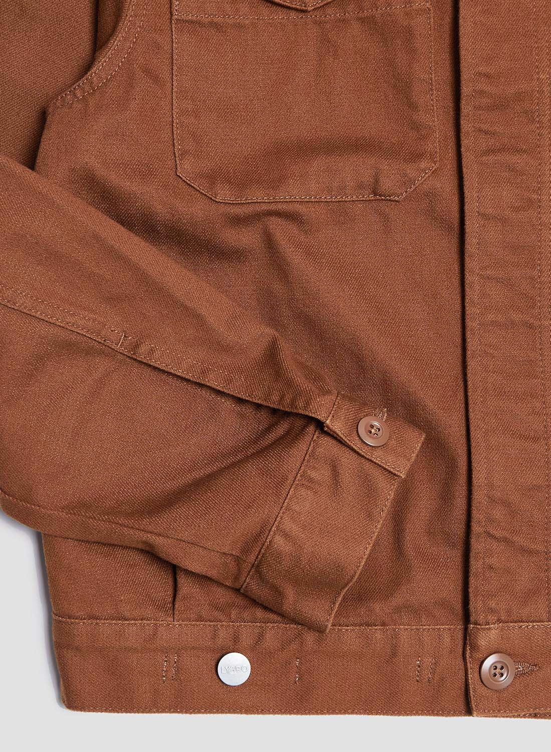 Short Jacket Heavy Cotton in Brown - 9