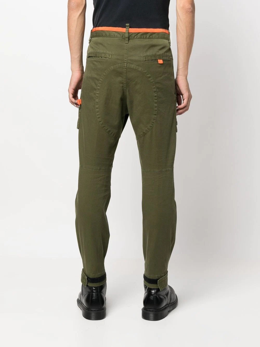 logo-print cargo trousers - 4