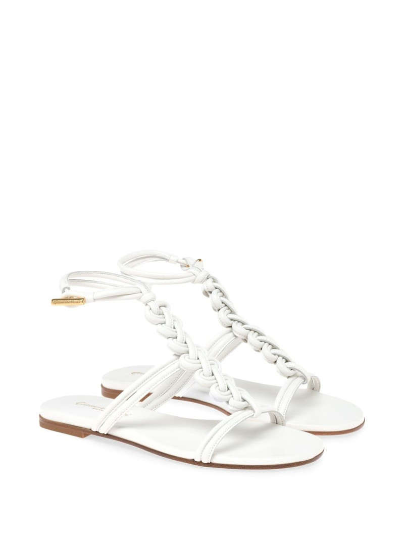 Gianvito Rossi leather Capua sandals outlook